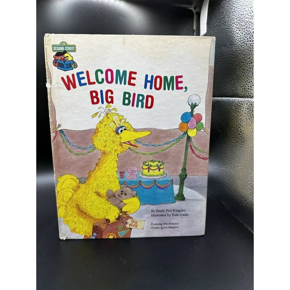 Sesame Street Book Club Welcome Home, Big Bird 1985 First Edition Hardcover READ